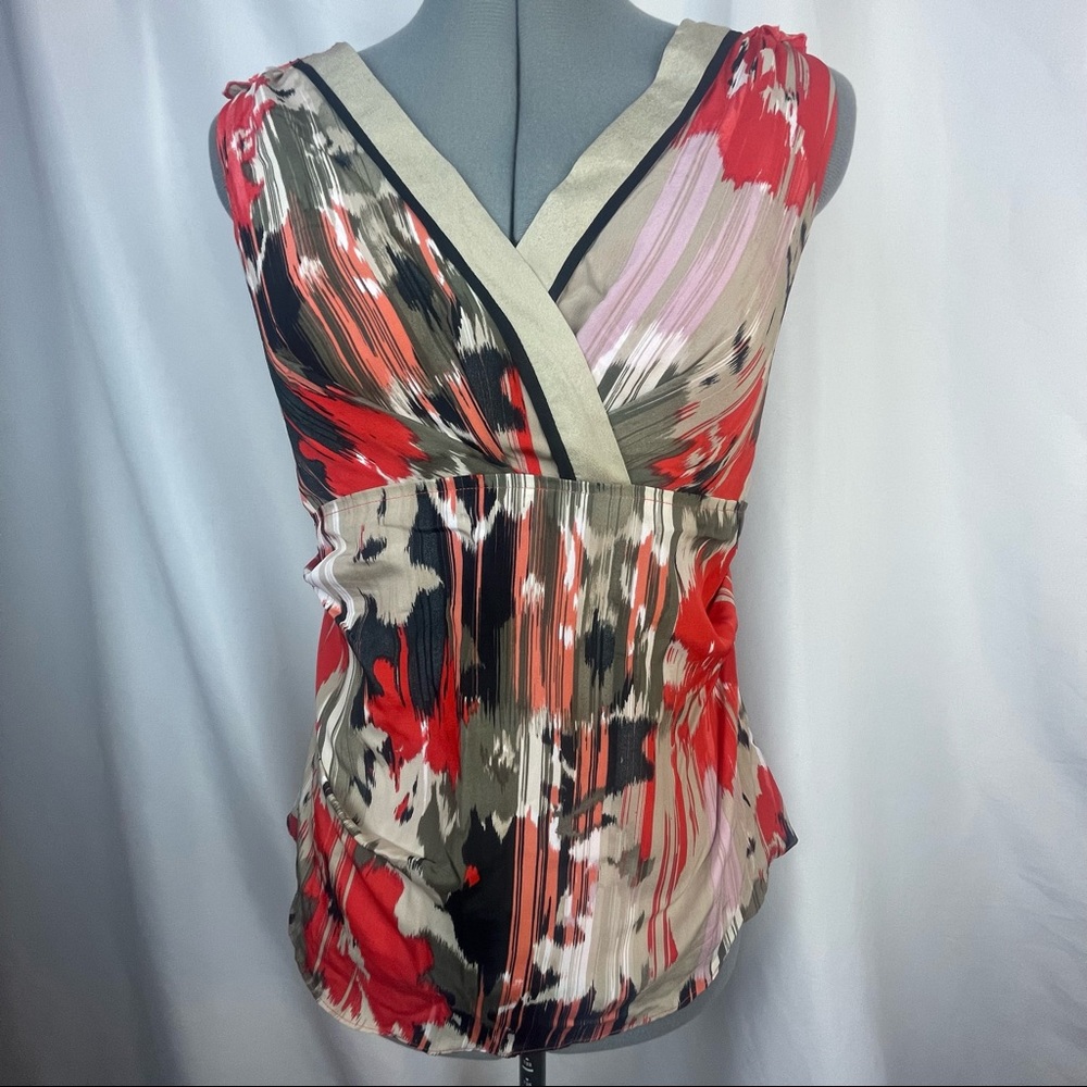 Tahari Sleeveless Wrap Medium